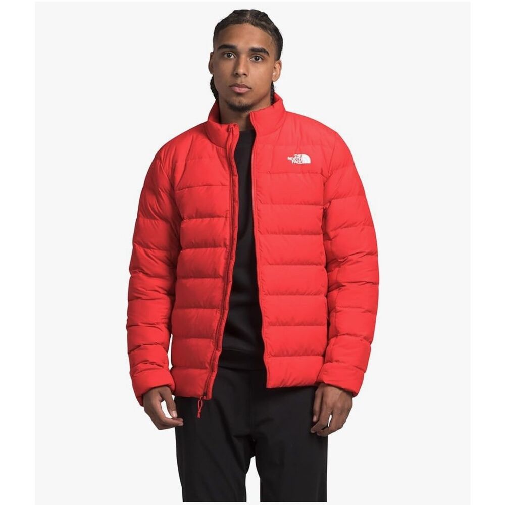 The North Face NWT Aconcagua 3 Jacket Fiery Red Small - Picture 2 of 5